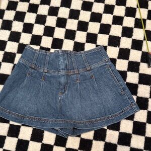 Pilcro Blue Denim Shorts